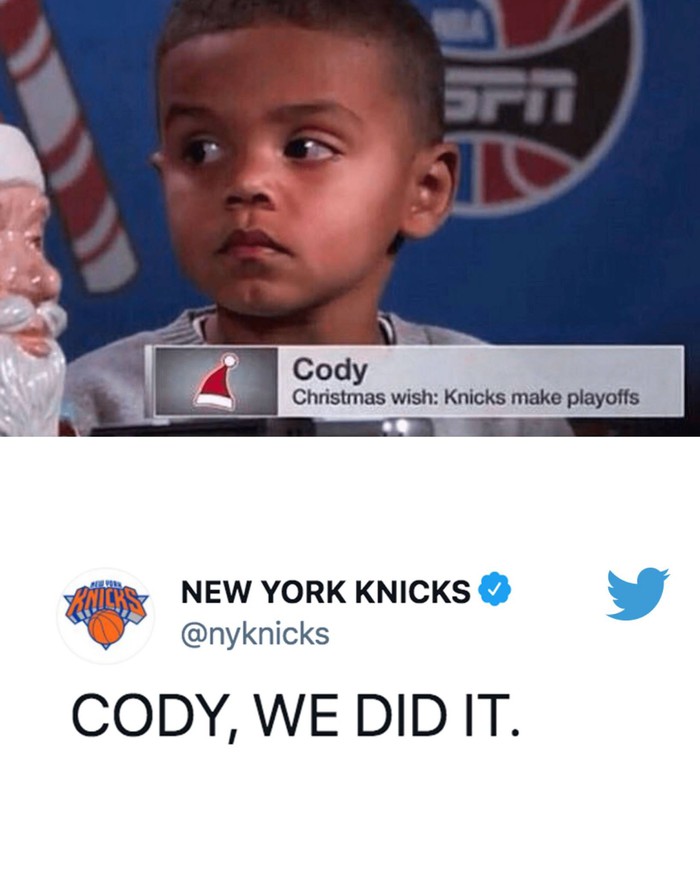 Mạng xã hội bùng nổ sau khi New York Knicks chính thức trở lại vòng Playoff sau 7 mùa giải vắng mặt - Ảnh 4.