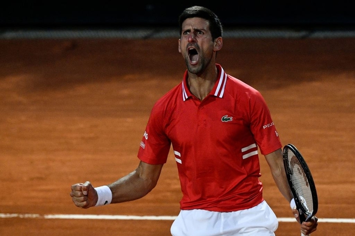 Djokovic thắng liên tiếp hai trận trong ít giờ để đấu Nadal tại chung kết Rome Masters - Ảnh 13.