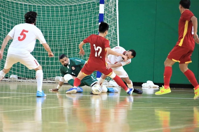 Tuyển Việt Nam hòa 0-0 Lebanon trong trận playoff lượt đi tranh vé dự World Cup Futsal - Ảnh 1.