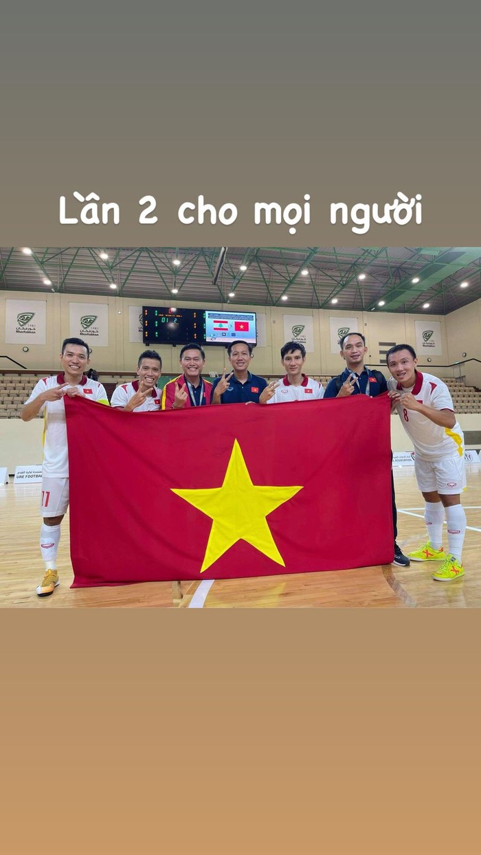 ĐT futsal Việt Nam quẩy tưng bừng trong phòng thay đồ sau khi giành vé dự World Cup - Ảnh 6.