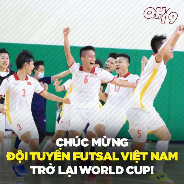 Văn Lâm, Quang Hải chúc mừng futsal Việt Nam giành vé dự World Cup - Ảnh 3.