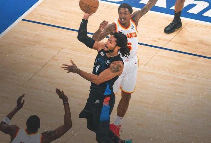 Màn trình diễn đẳng cấp của Derrick Rose giúp New York Knicks chiến thắng nghẹt thở ở game 2 - Ảnh 2.