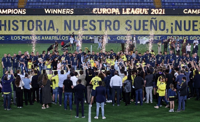 Villarreal diễu hành mừng vô địch Europa League ở quê nhà - Ảnh 10.