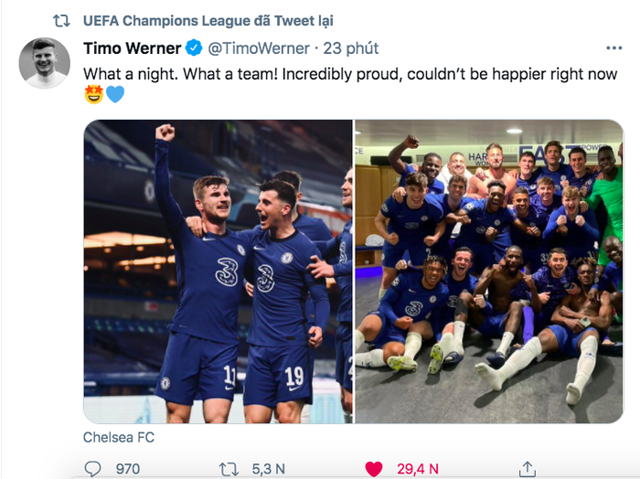 Chùm ảnh: Cầu thủ Chelsea sung sướng tột độ sau khi giành vé vào chung kết Champions League - Ảnh 4.