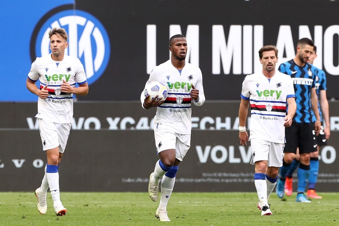 Inter Milan ăn mừng chức vô địch bằng màn vùi dập Sampdoria - Ảnh 4.