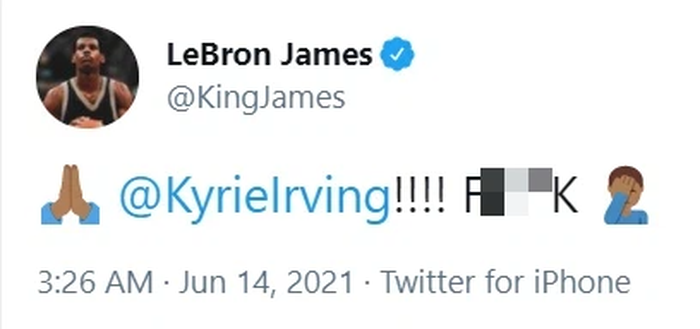 LeBron James phản ứng dữ dội trước tin Kyrie Irving dính chấn thương - Ảnh 2.