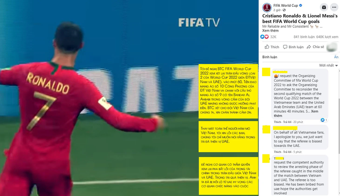 Fan Việt tràn vào Fanpage của FIFA World Cup để đòi công bằng cho Công Phượng - Ảnh 2.