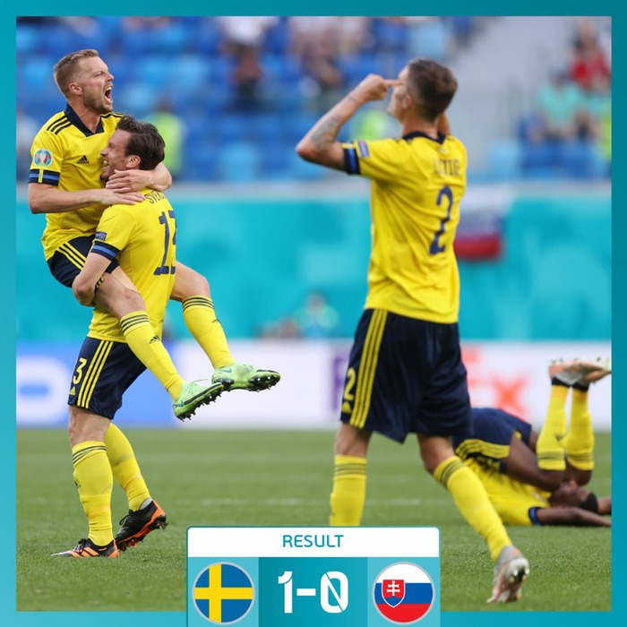 Tuyển Thụy Điển lên ngôi đầu bảng E - Ảnh 1.