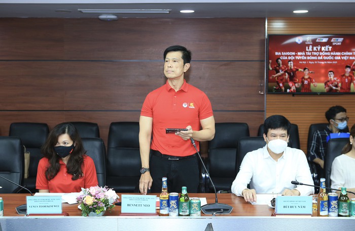 SABECO chính thức trở thành nhà tài trợ các đội tuyển bóng đá Việt Nam - Ảnh 1.