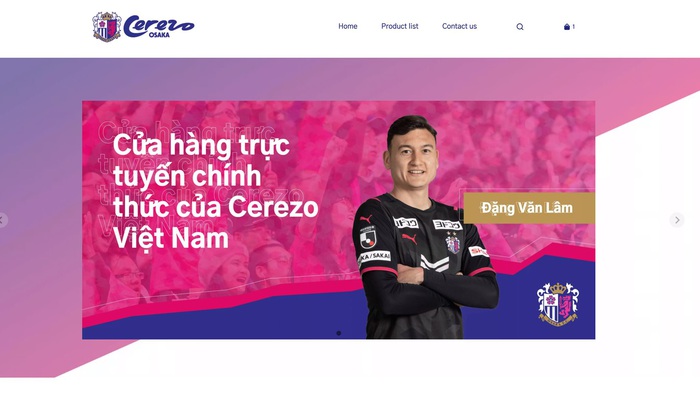 Cerezo Osaka ra mắt của hàng chính thức cho thị trường Việt Nam, ngập tràn hình ảnh Văn Lâm - Ảnh 1.
