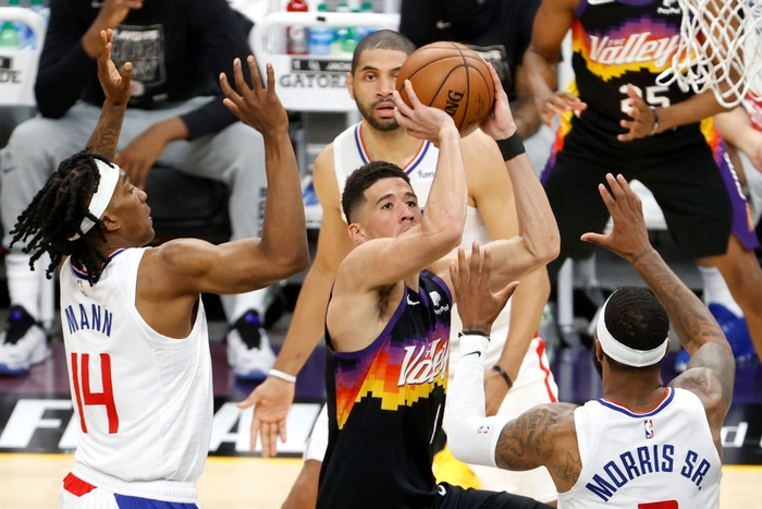 Game 1Chung kết miền Tây NBA Playoffs 2021: Phoenix Suns 120-114 LA Clippers - Ảnh 2.