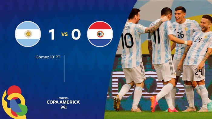 Tuyển Argentina thắng tối thiểu Paraguay để lên đầu bảng Copa America - Ảnh 1.