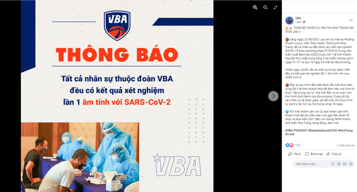 Tin vui đến với đoàn VBA tại Nha Trang với kết quả âm tính ban đầu - Ảnh 1.