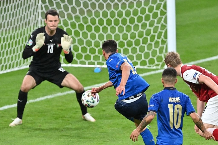 Thắng nghẹt thở Áo với tỷ số 2-1 ở hiệp phụ, Italia vào tứ kết Euro 2020 - Ảnh 11.