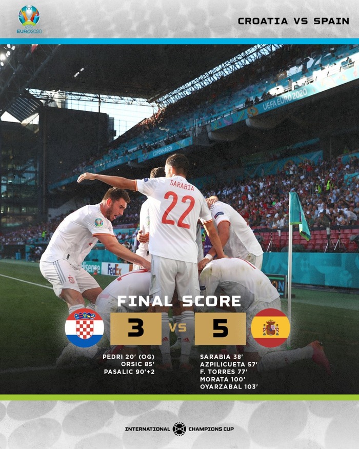 Tuyển Tây Ban Nha thắng nghẹt thở Croatia sau 120 phút thi đấu - Ảnh 1.
