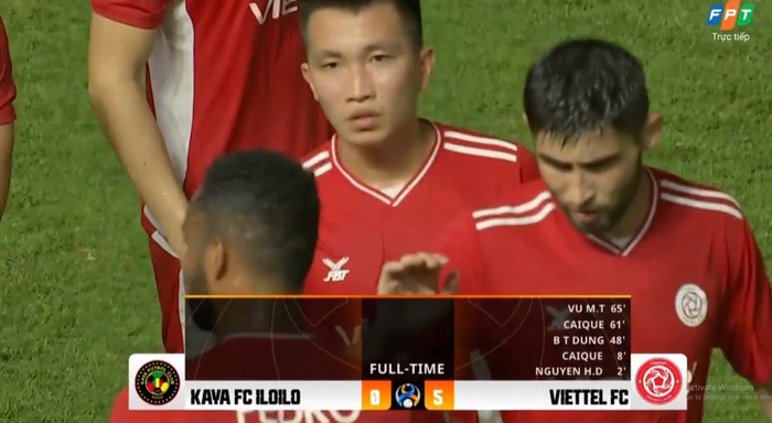 Kết quả Kaya FC 0-5 Viettel FC: Caique lập cú đúp, Bùi Tiến Dũng ghi bàn mang về 3 điểm đầu tay  - Ảnh 1.