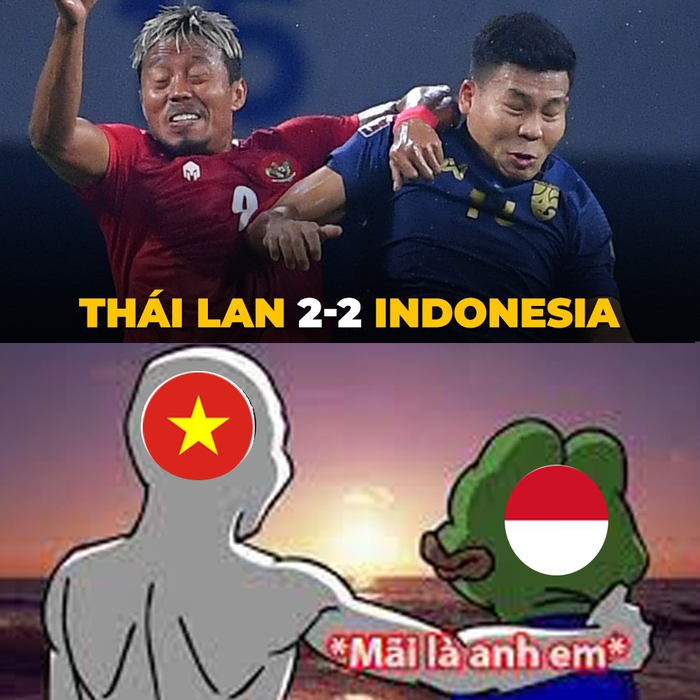 Fan Việt Nam chế loạt ảnh &quot;cà khịa&quot; Thái Lan sau trận đấu với Indonesia - Ảnh 1.