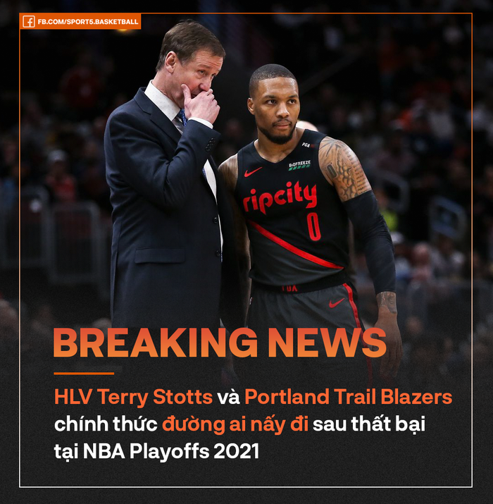 Portland Trail Blazers chia tay HLV Terry Stotts, công cuộc &quot;giữ chân&quot; Damian Lillard chính thức bắt đầu? - Ảnh 1.