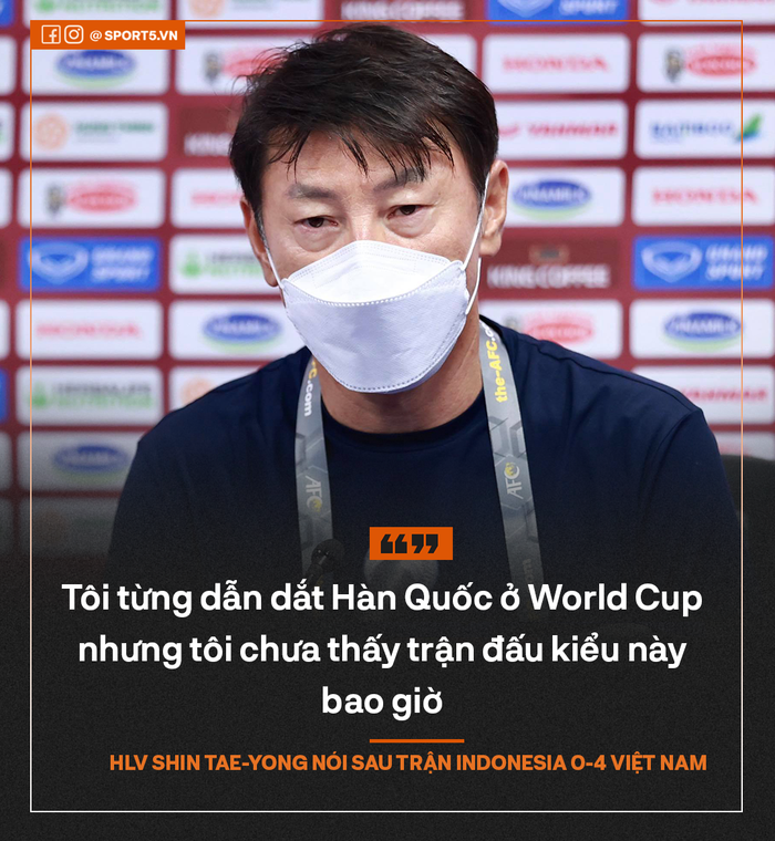 HLV Shin Tae-yong nói về trận thua tuyển Việt Nam: &quot;Tôi từng dẫn dắt Hàn Quốc dự World Cup nhưng tôi chưa thấy trận đấu kiểu này bao giờ&quot; - Ảnh 1.