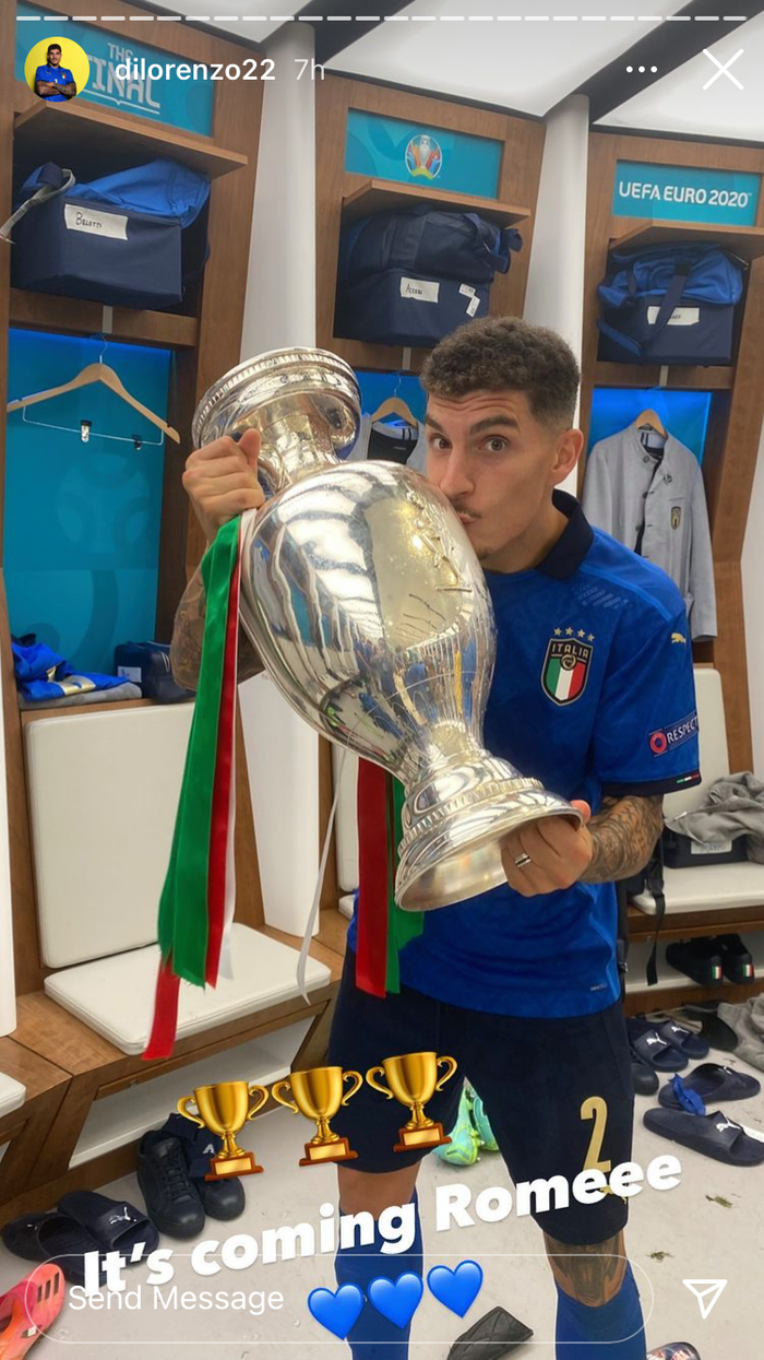 Cầu thủ Italy quẩy tưng bừng trên MXH sau chức vô địch Euro 2020 - Ảnh 4.