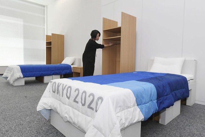 Cận cảnh những chiếc giường đặc biệt sẽ được sử dụng tại Olympic 2020 - Ảnh 3.