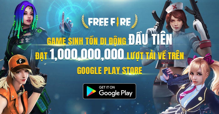 Garena Free Fire trở thành game sinh tồn di động đầu tiên đạt 1 tỷ lượt download trên Google Play Store - Ảnh 2.
