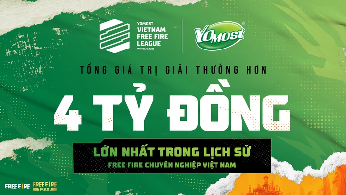 Yomost VFL Winter 2021 có tổng giá trị giải thưởng hơn 4 tỷ đồng: Khẳng định vị thế giải đấu chuyên nghiệp cấp cao nhất Free Fire Việt Nam - Ảnh 2.