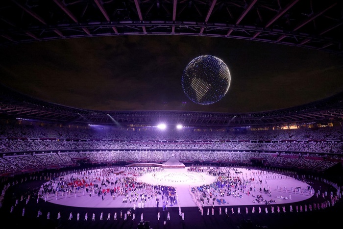 Ảnh: Naomi Osaka vinh dự châm ngọn lửa thiêng khai mạc Olympic Tokyo 2020 - Ảnh 9.