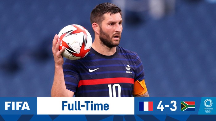 Olympic Pháp ngược dòng thắng kịch tích 4-3 trước Nam Phi - Ảnh 1.