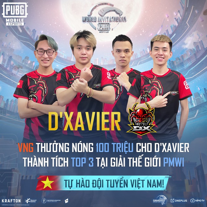 Đại diện Việt Nam giành top 3 tại giải PUBG Mobile thế giới, được thưởng nóng cả trăm triệu đồng - Ảnh 2.