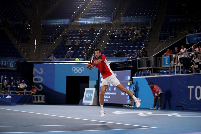 Đánh bại niềm hy vọng cuối cùng của chủ nhà Nhật Bản, Djokovic tiến vào bán kết Olympic - Ảnh 1.