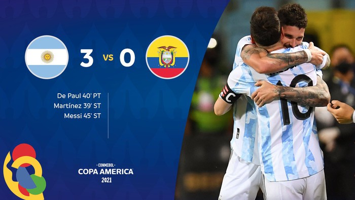 Messi rực sáng đưa Argentina vào bán kết Copa America - Ảnh 1.