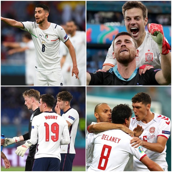 Màu áo trắng chi phối vòng knock-out Euro 2020 - Ảnh 1.