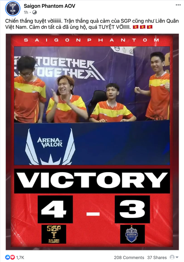 AWC 2021: Niềm vui vỡ oà của dàn BLV Liên Quân Việt Nam và các tuyển thủ SGP sau đại thắng Buriram United - Ảnh 5.