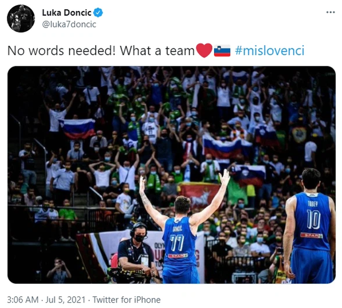 Thiết lập triple-double, Luka Doncic đưa Slovenia đi vào lịch sử - Ảnh 2.