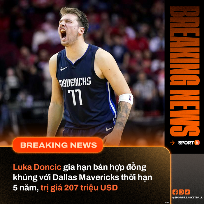 Trở về sau màn trình diễn ấn tượng ở Olympic, Luka Doncic nhận về bản hợp đồng &quot;lịch sử&quot; tại NBA - Ảnh 1.