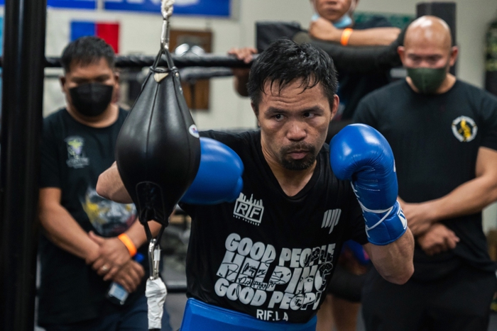 Manny Pacquiao tập luyện tích cực, sẵn sàng cho trận đấu có thể là cuối cùng trong sự nghiệp - Ảnh 8.