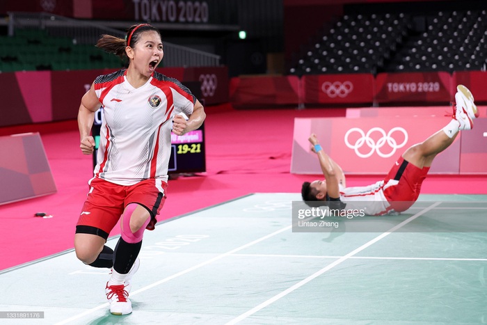 Hạ &quot;gã khổng lồ&quot; Trung Quốc, cầu lông Indonesia giành tấm HCV lịch sử ở Olympic Tokyo 2020 - Ảnh 1.