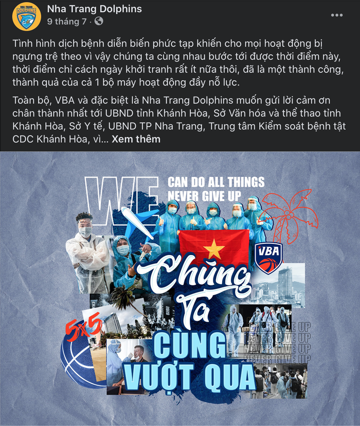 Các CLB bóng rổ cùng VBA gửi lời tri ân đến tuyến đầu chống dịch tỉnh Khánh Hòa - Ảnh 7.