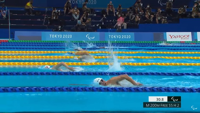 Thi đấu đầy nỗ lực, bơi lội Việt Nam kết thúc ngày thi đấu đầu tiên của Paralympic 2020 không như ý - Ảnh 2.