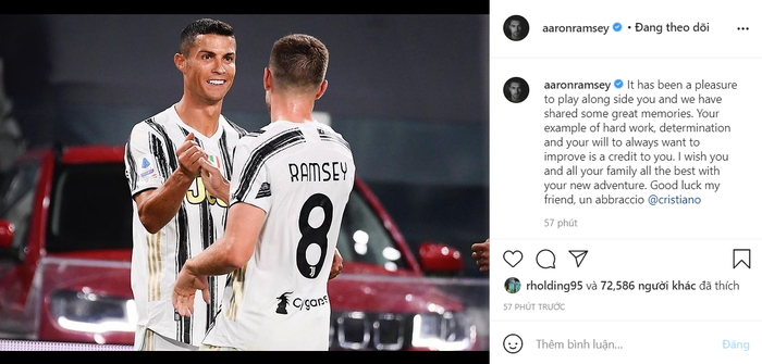 Dàn sao Juventus gửi lời chia tay đầy cảm xúc tới Ronaldo - Ảnh 12.