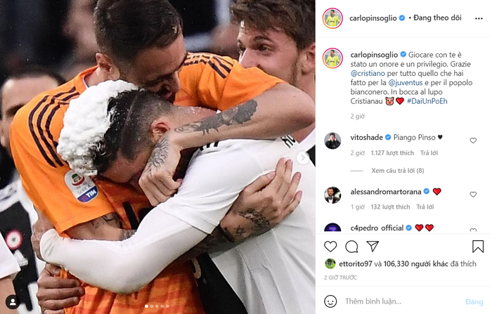 Dàn sao Juventus gửi lời chia tay đầy cảm xúc tới Ronaldo - Ảnh 14.