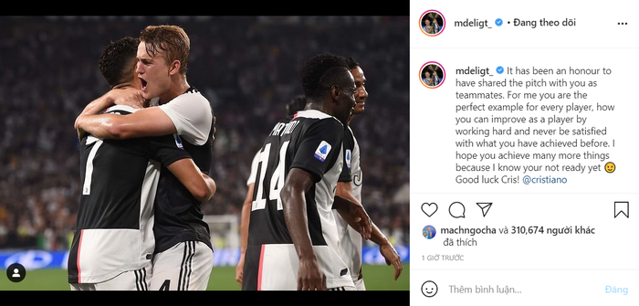 Dàn sao Juventus gửi lời chia tay đầy cảm xúc tới Ronaldo - Ảnh 3.