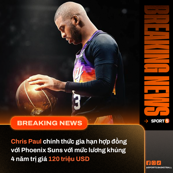 Tổng hợp chuyển nhượng NBA 2021: Chris Paul gia hạn hợp đồng &quot;khủng&quot;, Lonzo Ball cập bến Chicago Bulls - Ảnh 1.