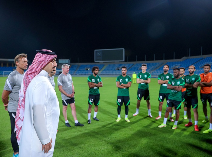 Tuyển Saudi Arabia bắt đầu bóc băng chuẩn bị cho trận đấu gặp đội tuyển Việt Nam - Ảnh 2.