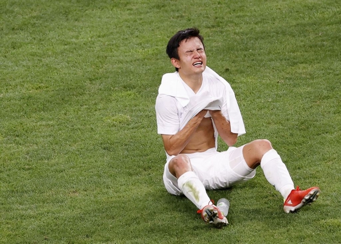 &quot;Messi Nhật Bản&quot; gục khóc như mưa sau thất bại ở trận tranh HCĐ Olympic 2020 - Ảnh 5.