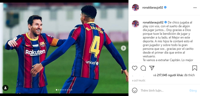 Dàn sao Barca gửi lời chia tay đầy cảm xúc tới Messi - Ảnh 15.