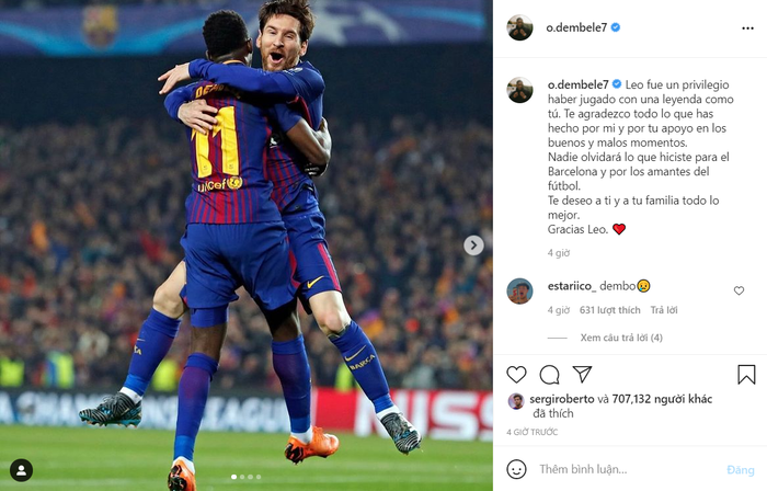 Dàn sao Barca gửi lời chia tay đầy cảm xúc tới Messi - Ảnh 12.