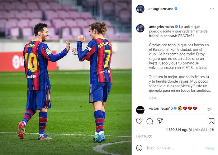 Dàn sao Barca gửi lời chia tay đầy cảm xúc tới Messi - Ảnh 10.