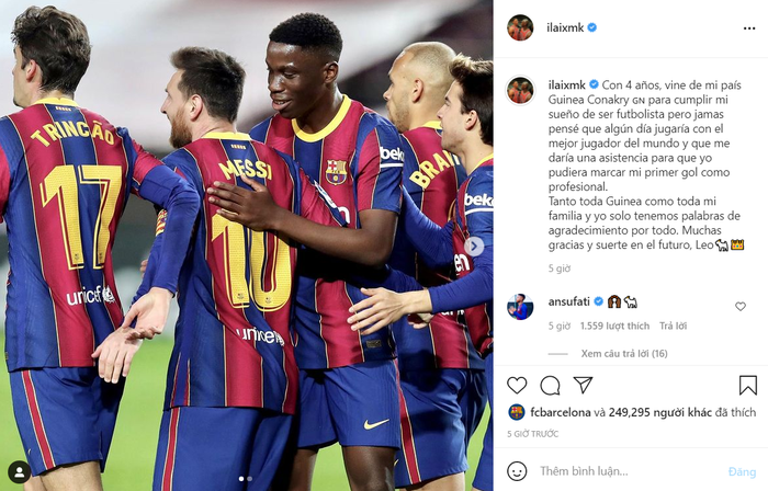 Dàn sao Barca gửi lời chia tay đầy cảm xúc tới Messi - Ảnh 19.